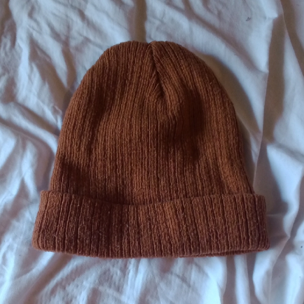 Brown Knit Beanie